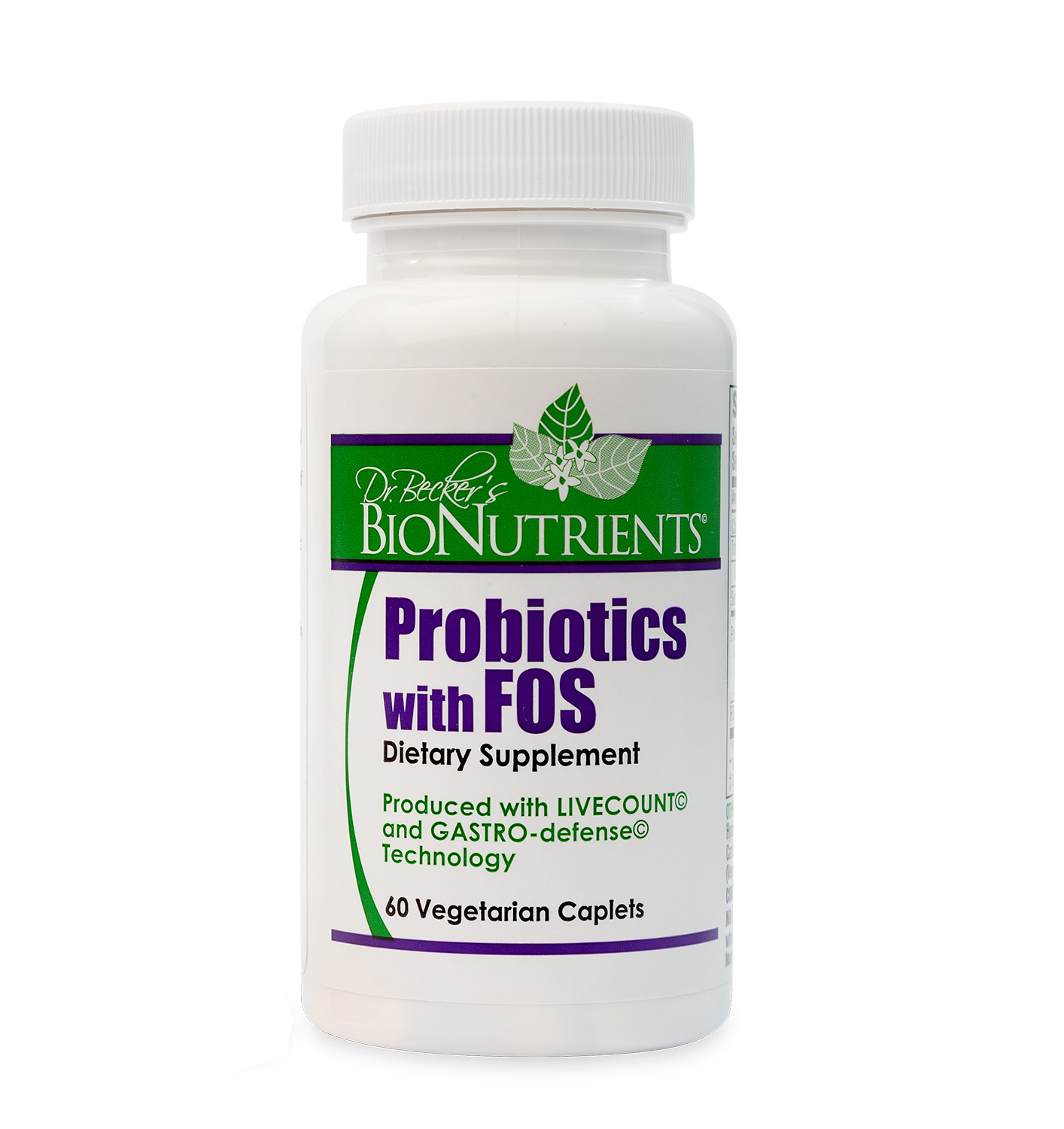 BIO INNOVATIONS Probiotics with FOS, 9 Strains, 60 Caplets